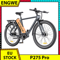 ENGWE P275 Pro City Electric Bike 27.5 inch Spoke Tires 250W Bafang Brushless Mid-drive Motor 36V 19.2Ah Battery 260km Max Range