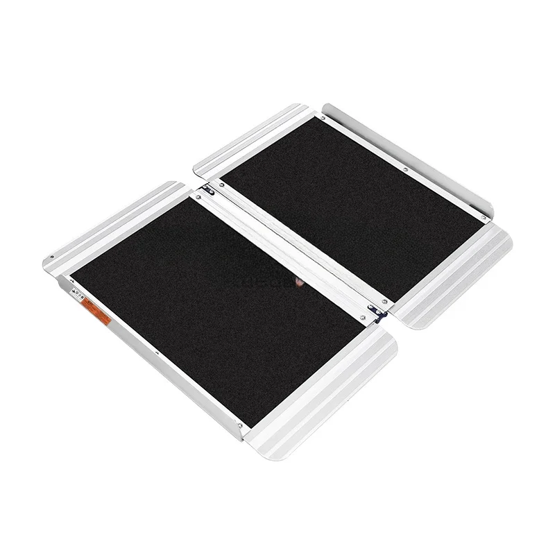 Accessible aluminum alloy ramp Portable anti-skid folding mobile stair pad