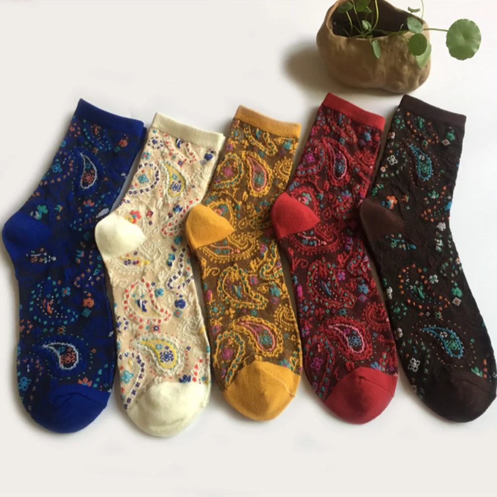 

Cute Court style Cotton Women Socks Spring Fashion Harajuku Vintage Streetwear Sock Japanese Kawaii Girls Christmas Sock Summer