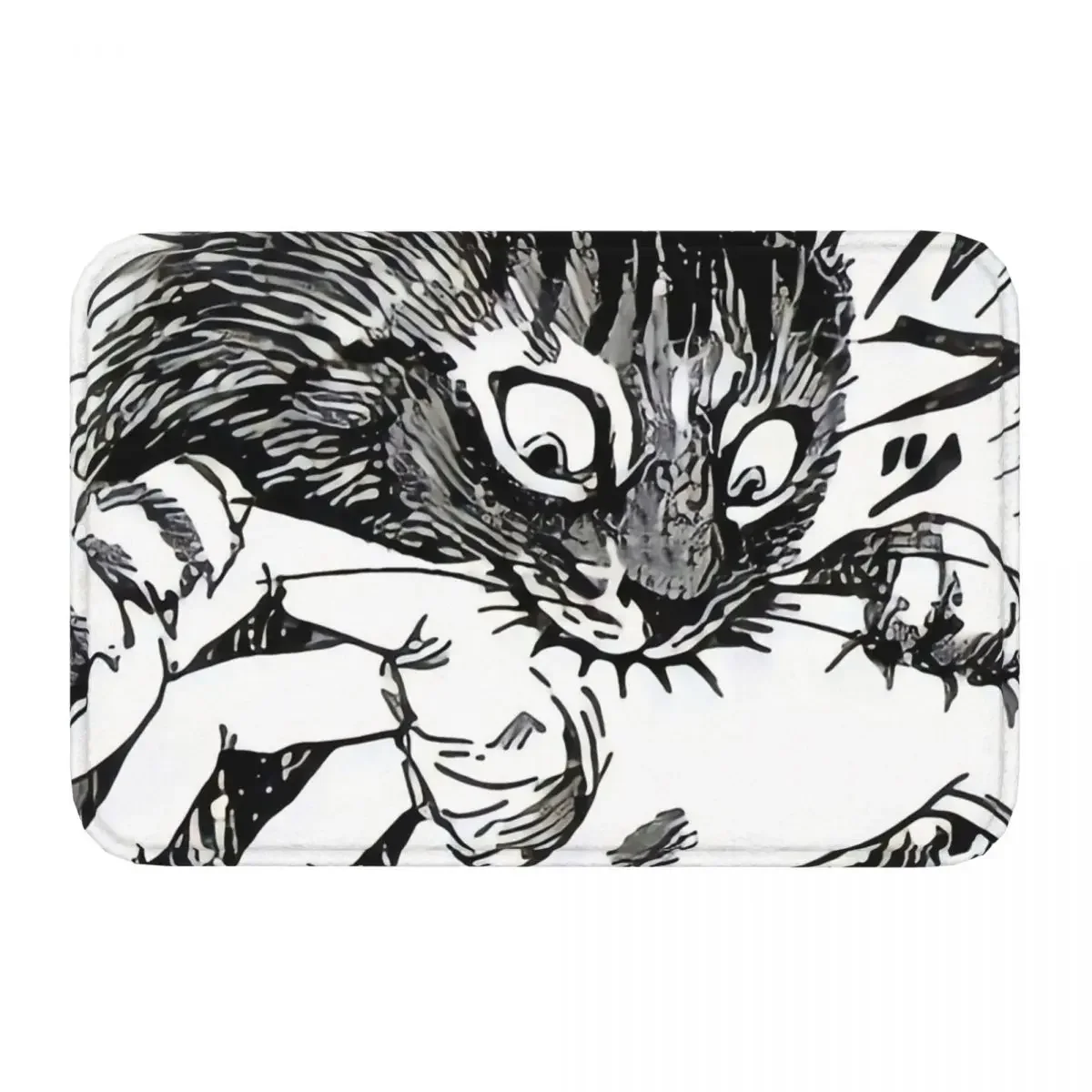 Non-slip Rug Doormat Kitchen Mat My Cute Cat Tomie Junji Ito Hallway Carpet Home Decorative