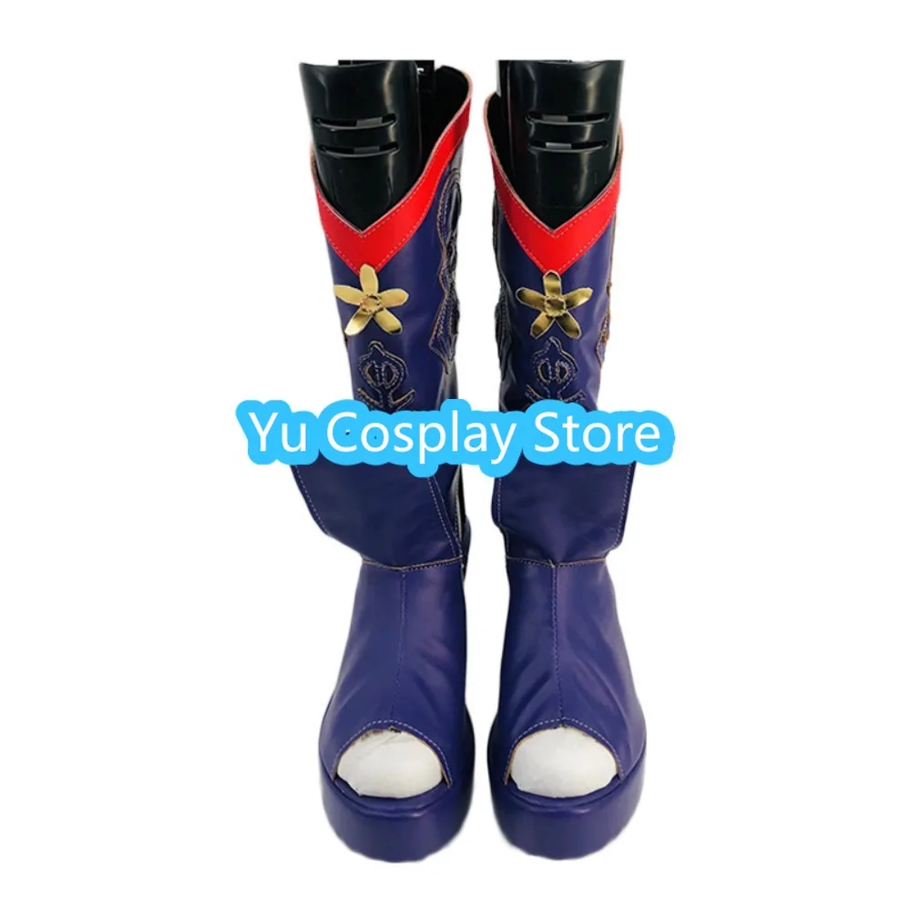 Yu コスプレストア チーメン コスプレシューズ アニメ パフォーマンス ハロウィン ロールプレイ シューズ ブーツ アニメゲーム コスチューム小道具 アニメ