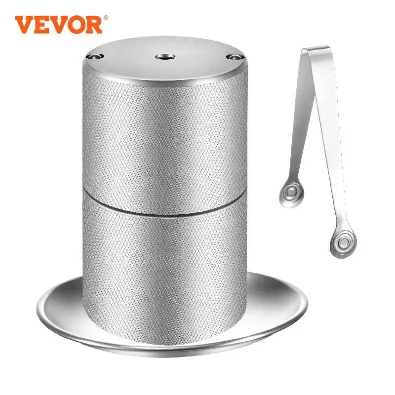 VEVOR Aircraft Al lega Ice Ball Press 2.4in Kit per sfera di ghiaccio da 60mm con piastra di fissaggio in acciaio inossidabile per whisky Bourbon Scot