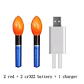 red and 1 charger