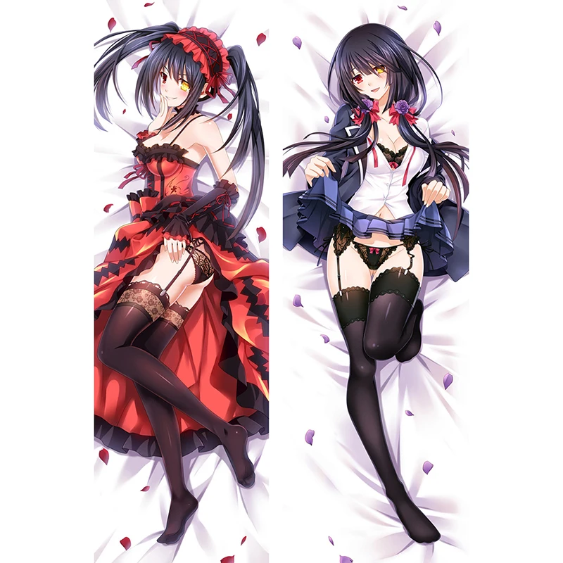 

Anime Date a Live Tokisaki Kurumi Dakimakura 2-sided Print Otaku Waifu Bedding Hugging Body Pillow Case Pillow Cover Dropship