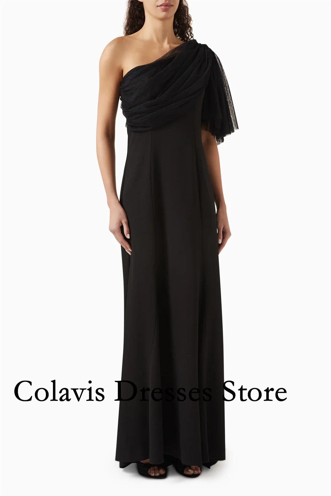 

Платье макси на одно плечо по индивидуальному заказу 2025 года, эластичные платья для выпускного вечера, вечернее платье, женские вечерние платья, вечернее платье