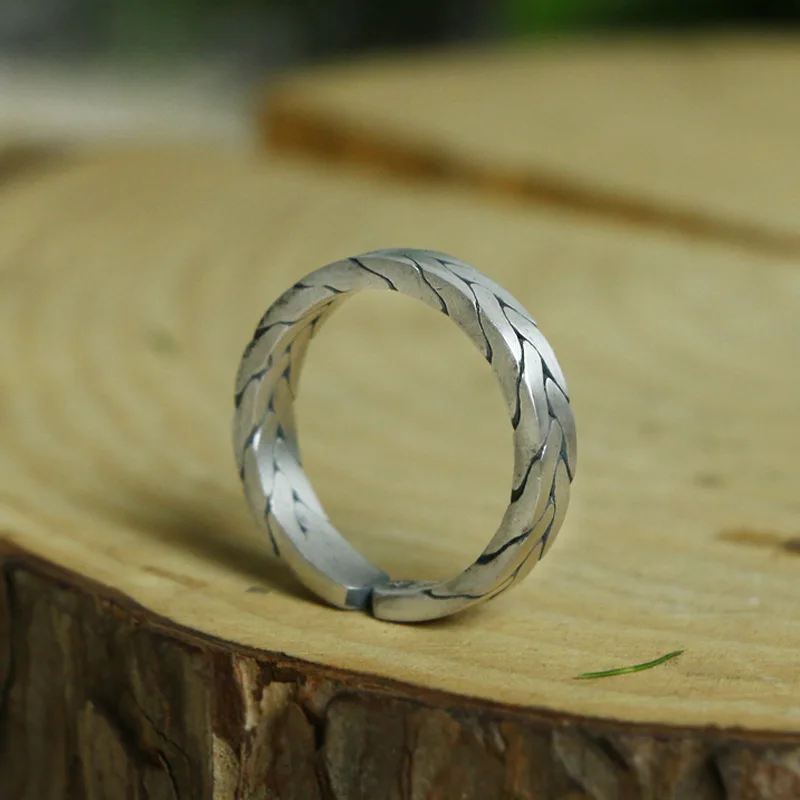 Women's 925 Sterling Silver Adjustable Couple Ring