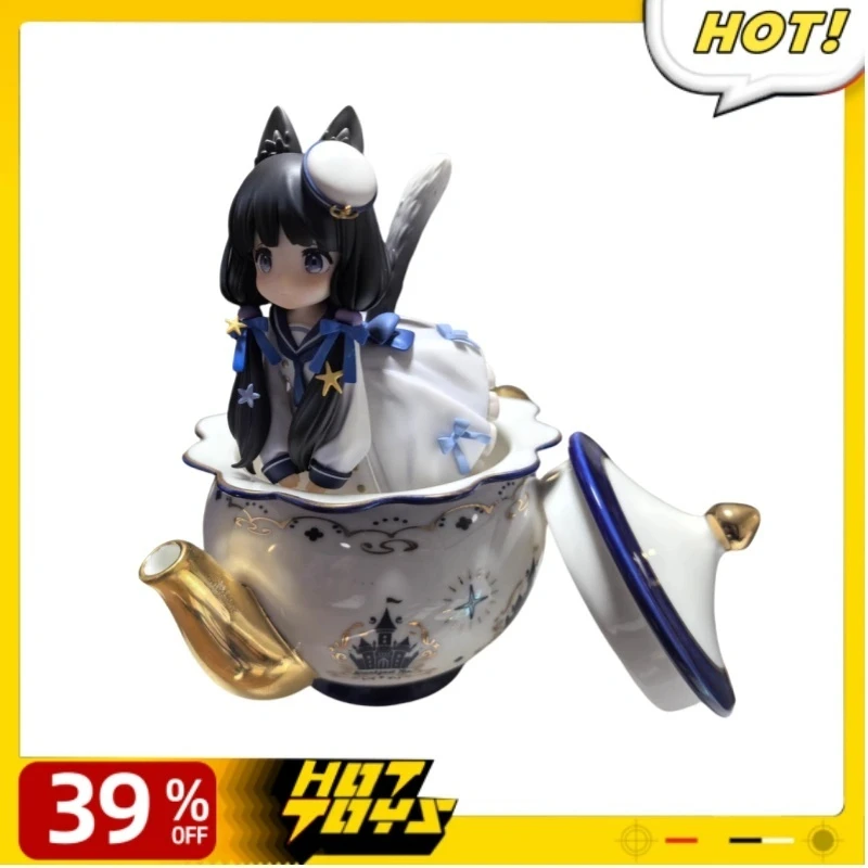 

Creative Anime Figures Model Ornament Cute Cartoon Cat Girl Tea Pot Pvs Decoration Children'S Toys Accessories Exquisite Gifts