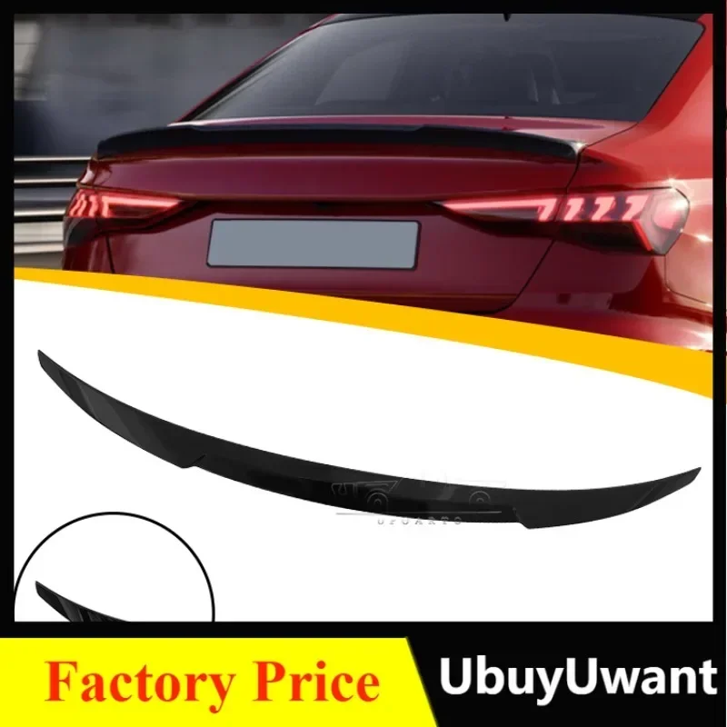 Professional Car Spoilers Factory Wholesale ABS Plastic M4 Rear Trunk Spoiler For Audi A3 8Y 2021