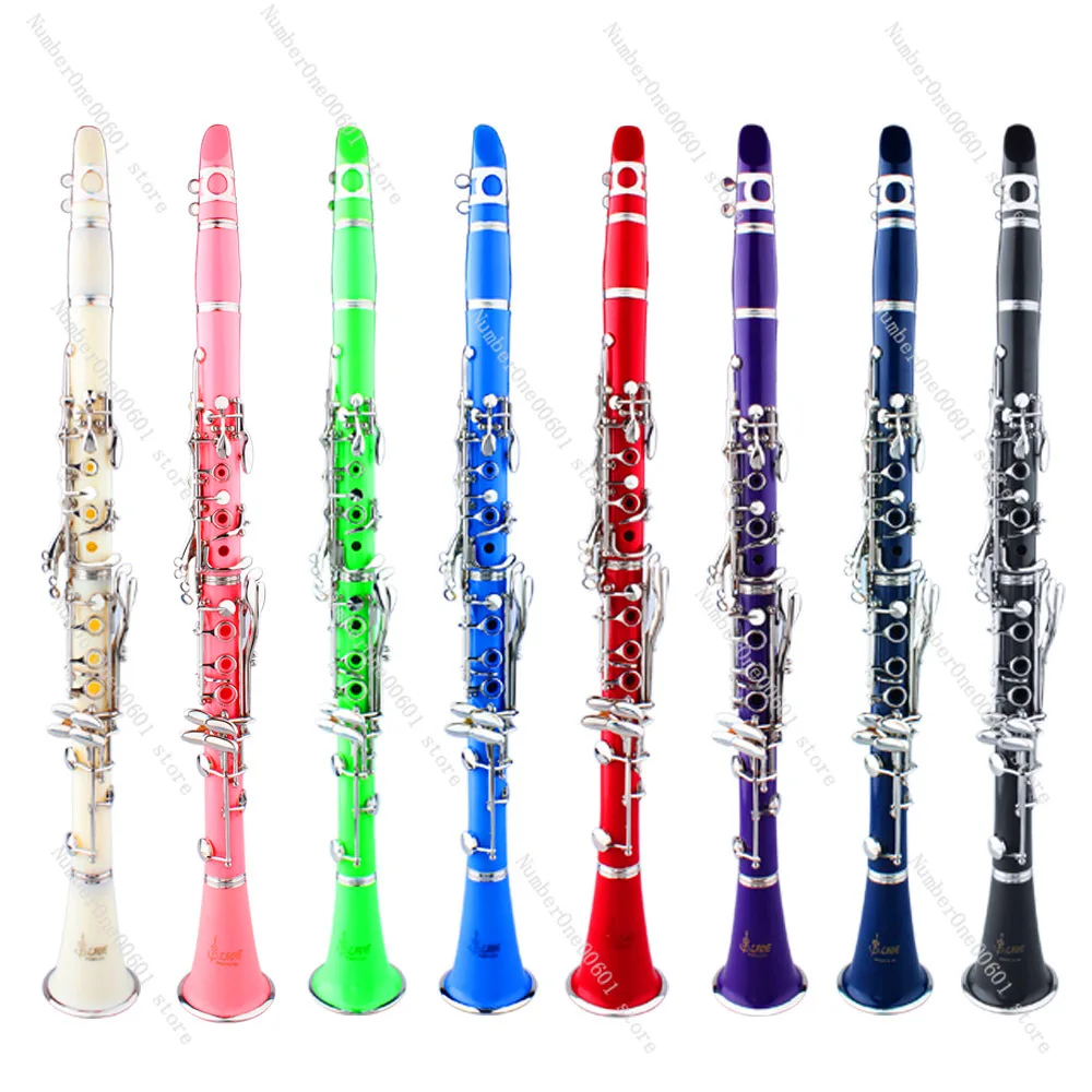 Clarinet B Flat 17 Key Bakelite Clarinet Student Adult Grading Instrument Clarinet Set