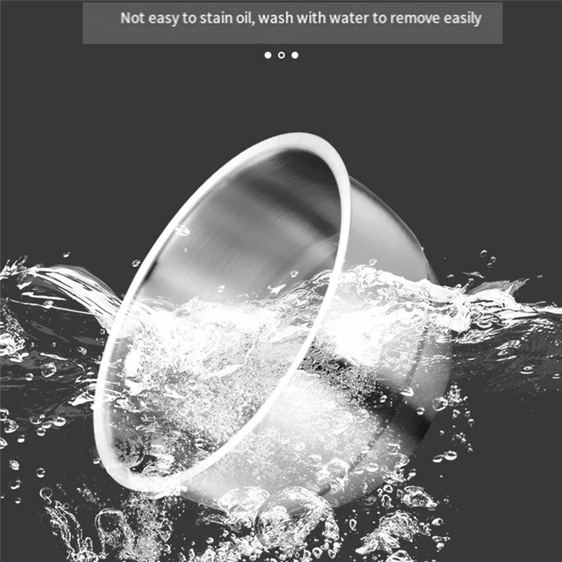 وعاء أرز من الفولاذ المقاوم للصدأ لعام 2025 مع غطاء وعاء حساء على البخار وعاء أرز مضاد للحرق وعاء صغير للأطفال أدوات المطبخ الكورية ، Du