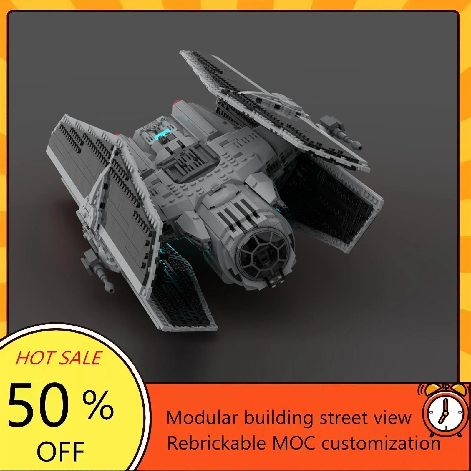 

2182PCS Popular Space War Movie Model MOC Building Bricks Spaceship Modular Technology Gifts Holiday Assemble Children Toy Suit