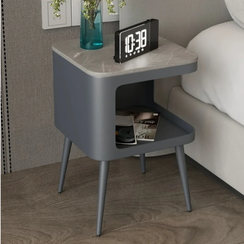 Bedroom bedside bed INS Storage side table metal Mini low table nordic small Sofa side table balcony Cafe table furniture