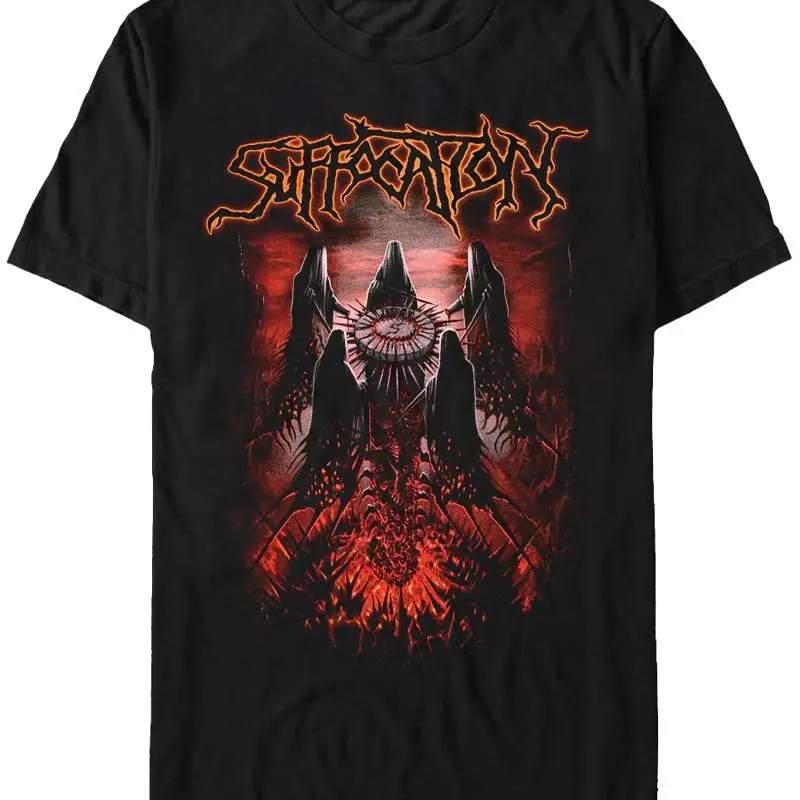 Suffocation Band Black Cotton 1Side Size S To 4Xl T Shirt For Friend Pp635