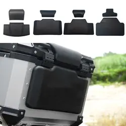 Universal Motorcycle Backrest Black Soft Motorcycle Rear Top Case Cushion Easy Install Passenger Back Pad Motorcycle Accessories