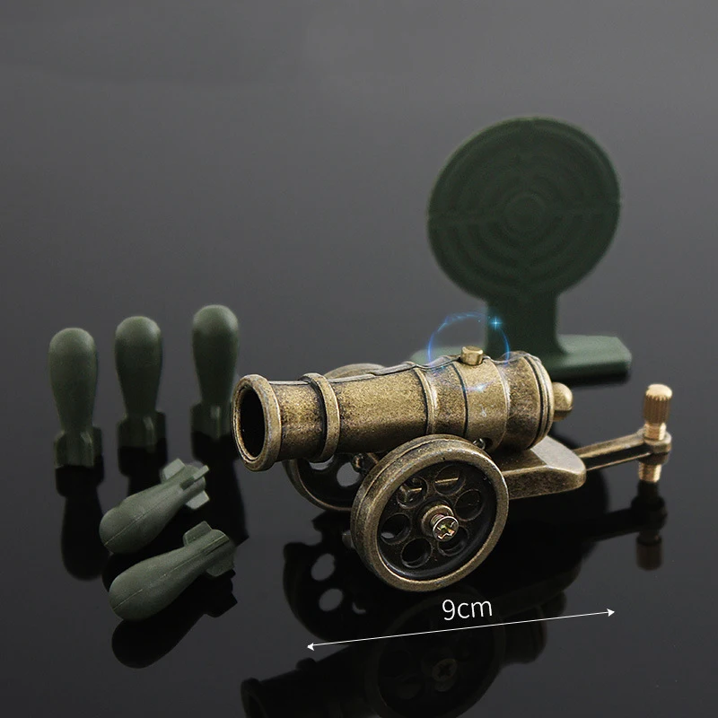 Ornamental Metal Cannon Decoration Mini Artillery Military Toy Arsenal Gift Armament Collection Decorative Arms Miniature Mortar