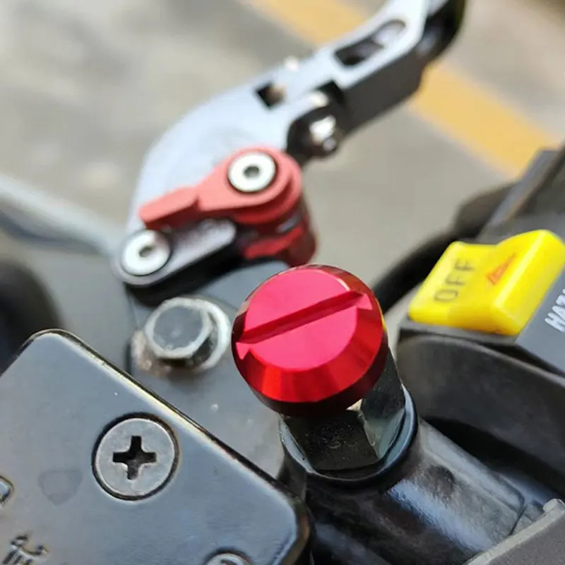 4 Stuks M10 X 1.25 Cnc Motorfiets Spiegel Gat Blanking Pluggen Schroeven Bouten Linker Rechter Draad Spiegel Gat Caps Universele Fit