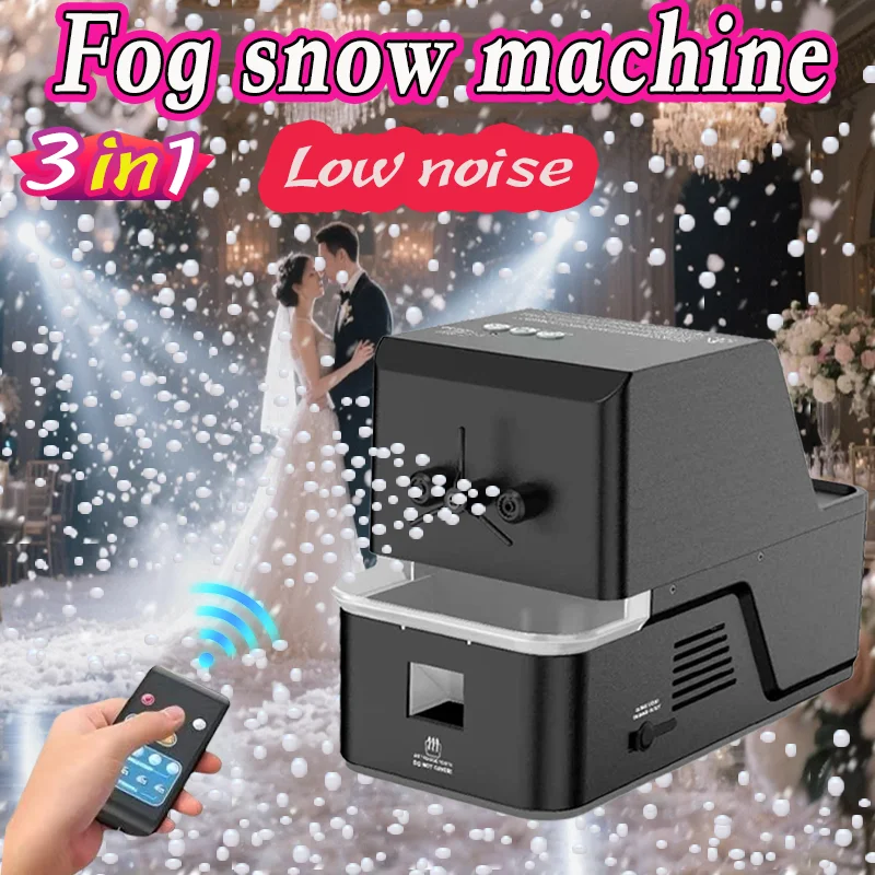 フォグスノーマシン-–-屋内外で使用できる雪のような効果を生み出す3-in-1バブル＆フォグマシン-完璧な人工雪