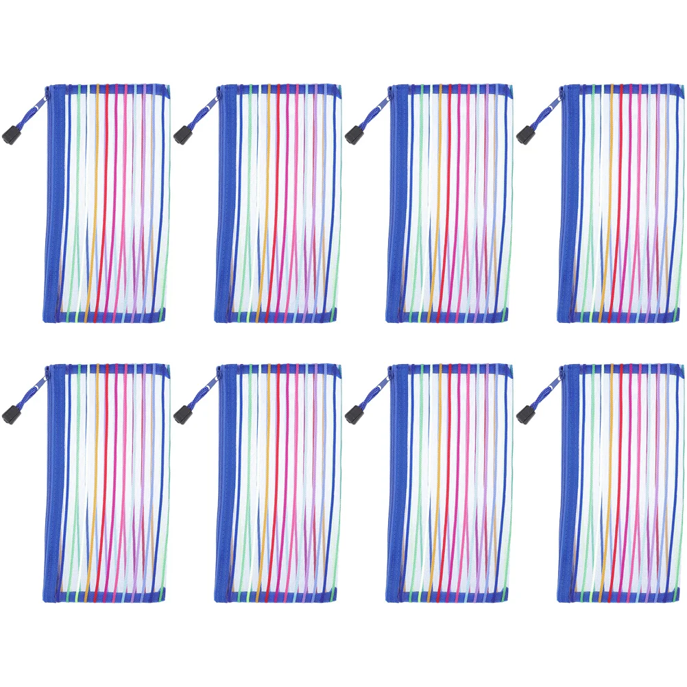 

8 шт. Сумка для квитанций из ткани Оксфорд, очаровательная ручка, декоративный держатель для канцелярских принадлежностей, школьный карандаш, многофункциональная игрушка для студентов