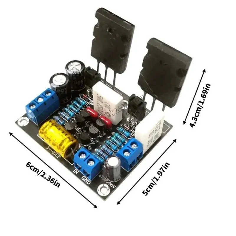 2SC5200+2SA1943 100W HIFI Sound Power Amplifier Board 100W Output Perfect for Home Sound Application Accessories view 6