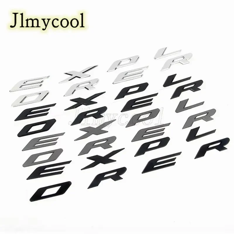 3D ABS For EXPLORER Letters Emblem Car Front Hood Bonnet Badge For EXPLORER Sticker 2013 2015 2016 2017 2018 Accessories