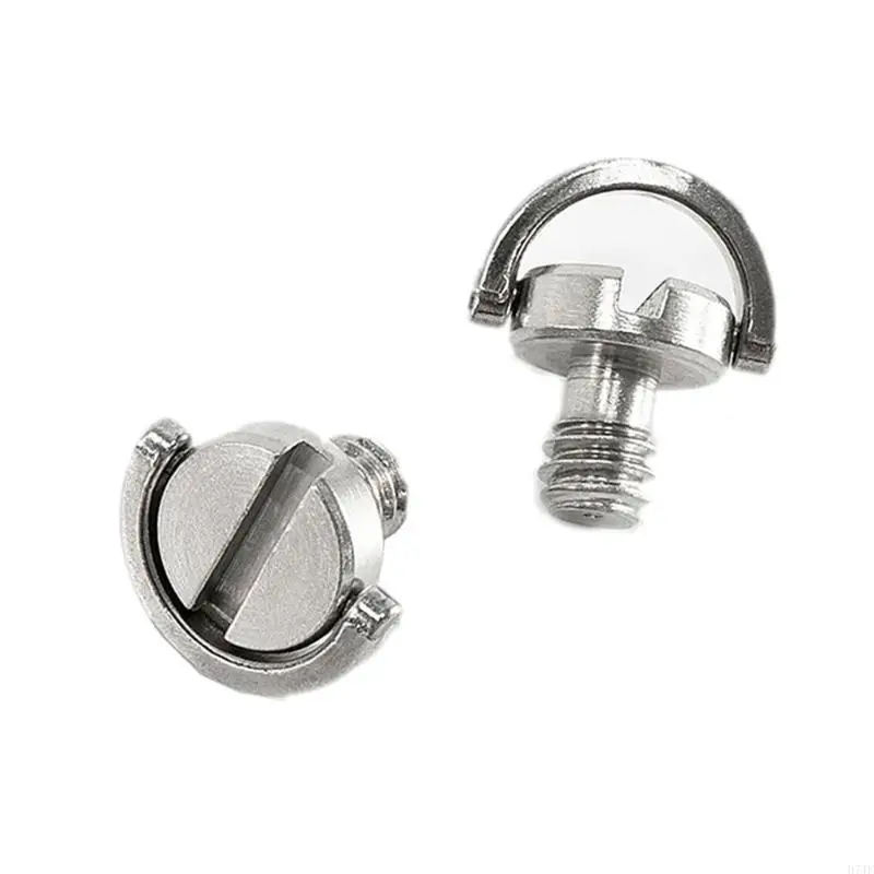 H7JF 2PIECES 1/4INCH D 링 QUICL 릴리스 플레이트 및 볼 헤드 용 삼각용 나사