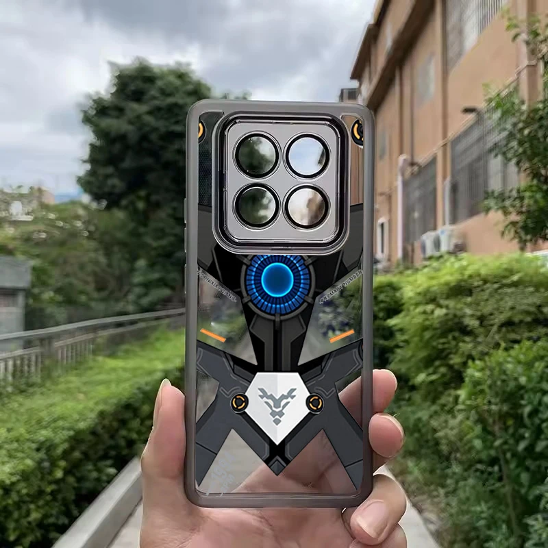 Silicone Transparent  Soft Case Lens Protecting For Redmi Note 14 Pro 4G 5G Plus 13 Pro 4G 5G Plus 12 Pro 4G 5G Plus No.6