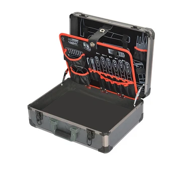 기계 도구 키트 손 도구 조합 세트 알루미늄 합금 도구 상자 휴대용 자동차 수리 보관 케이스 도구 자전거 자동차