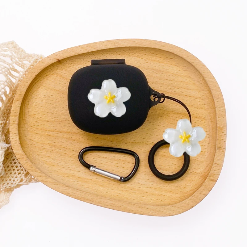flower case for QCY MeloBuds N30 /HT05/AilyBuds E10 E20 G1 Case Silicone Earphone Cover for QCY MeloBuds Neo case - view 2