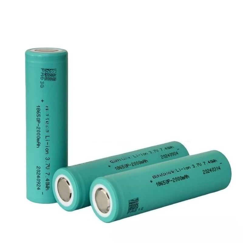 High-Performance 2000mAh 3.7V 10c Rate 18650 Power Lithium Battery for Robot Vacuum Cleaner Electric Drill Power Tool Battery
