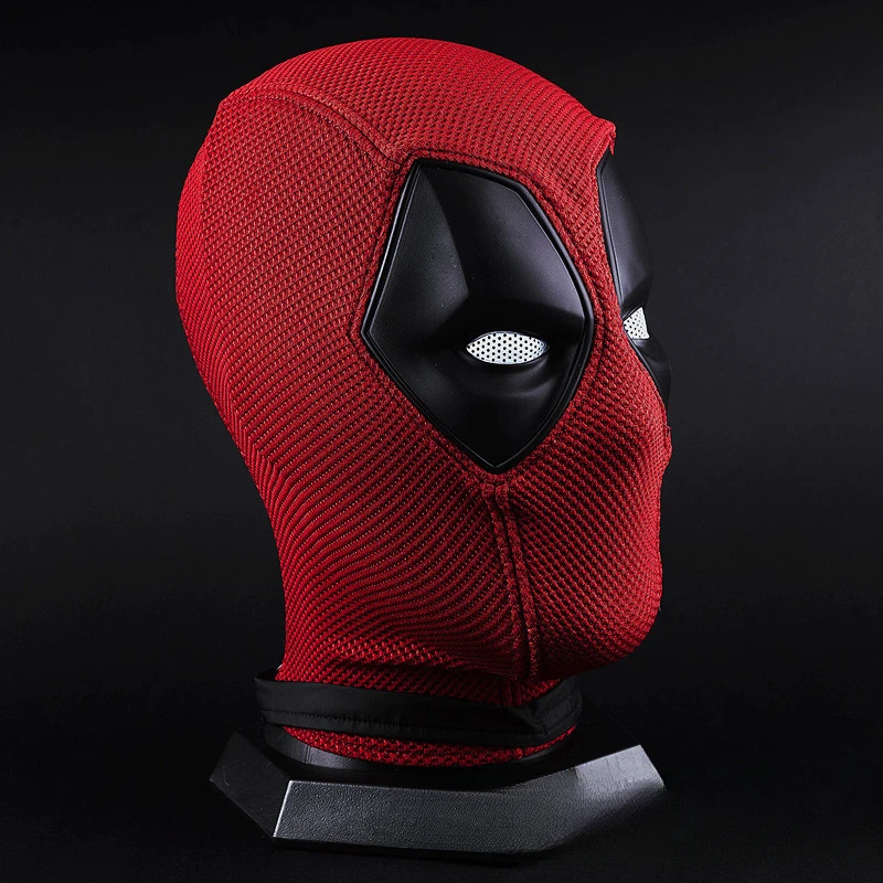 Deadpool Maschera Cosplay per uomo Copricapo in lattice lavorato a maglia Film Maschere da supereroe Natale per adulti Carnevale di Halloween Costume divertente Prop