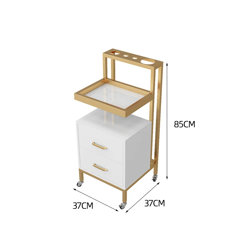 Spa Furniture Hairdressing Carts Pedicure Dental Trolley Delivery Cart Food Serving Professional Aesthetic Car Wheels