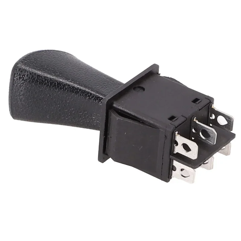 6 Pin DPDT Latching Slide Rocker Switch Forward Stop Back Control KCD46046P Reliable For 125V And 250V Applications