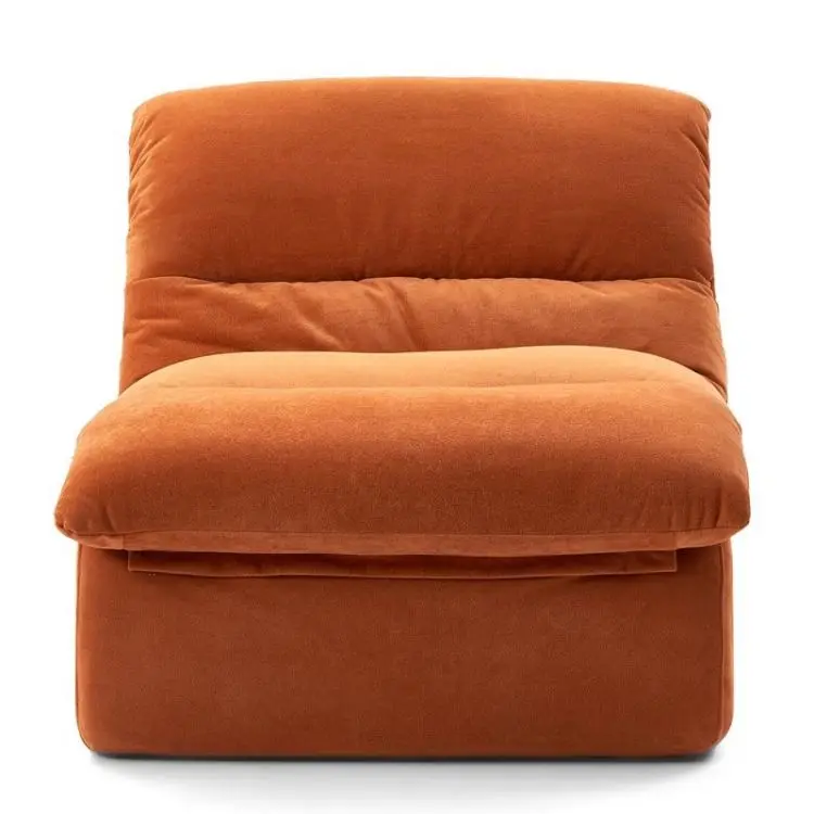 Compact Modular Fabric Sofa With Vacuum Compression For Small Living Rooms, Balconies, And Hotel Use
