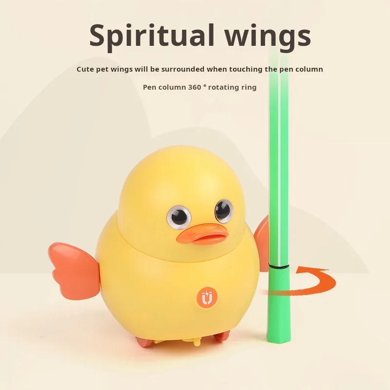 Crianças Power-Driven Wobble Duck Toy, Montessori Bebê, Frango, Pet Squad, Magnet Crawl, Wobbler