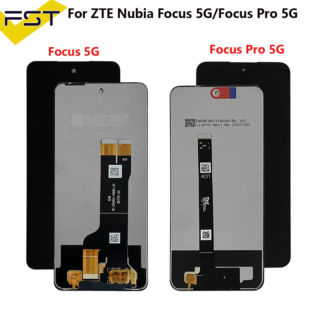 Original Tested For ZTE Nubia Focus 5G LCD Display Touch Screen Digitizer Assembly Repair For ZTE Nubia Focus Pro 5G Z2351N LCD