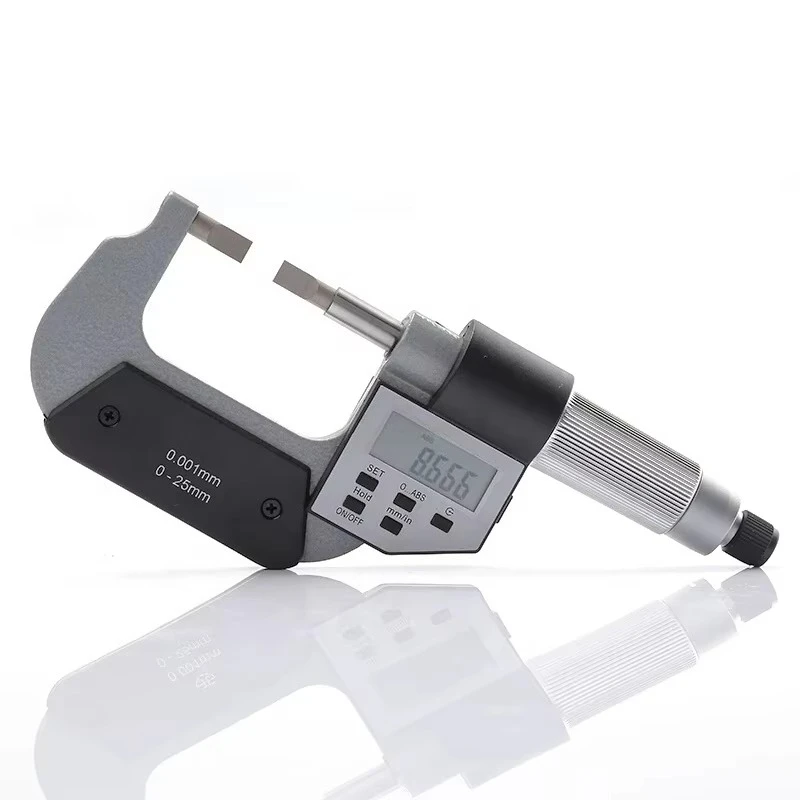 

0-25mm 0.001mm Electronic Blade Micrometer, Blade Is 0.7mm Xibei Digital Micrometer