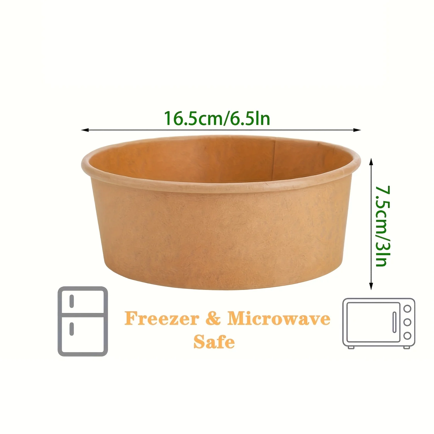 44Oz/1300Ml 25/50 Pack Paper Bowls with Lids, Disposable Soup Bowls, Food Containers Lunch Box, Salad Bowls, Meal Prep Bowls