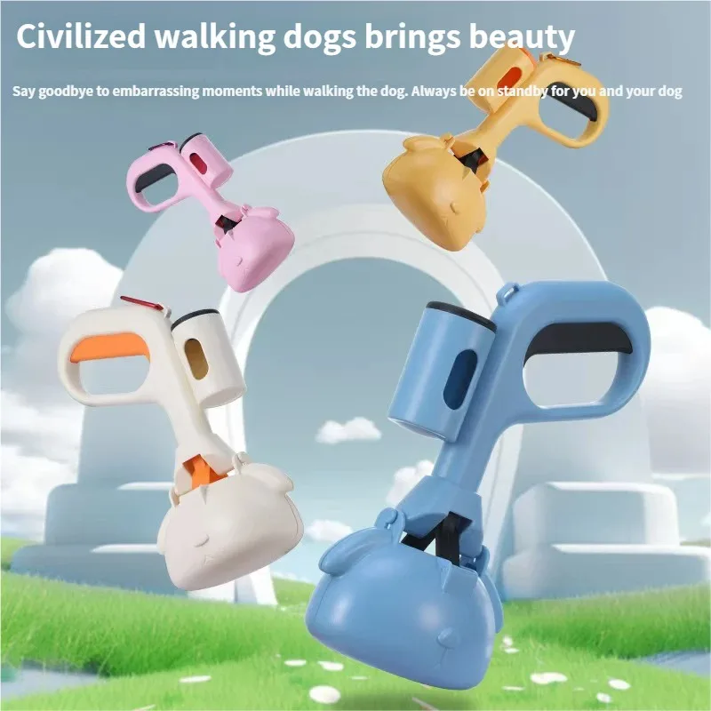 

Dog Poop Scooper Portable Pet Waste Disposal Tool Eco-Friendly Dog Shit Picker up Tool for Dogs Cleaning And Disposing of Dog...