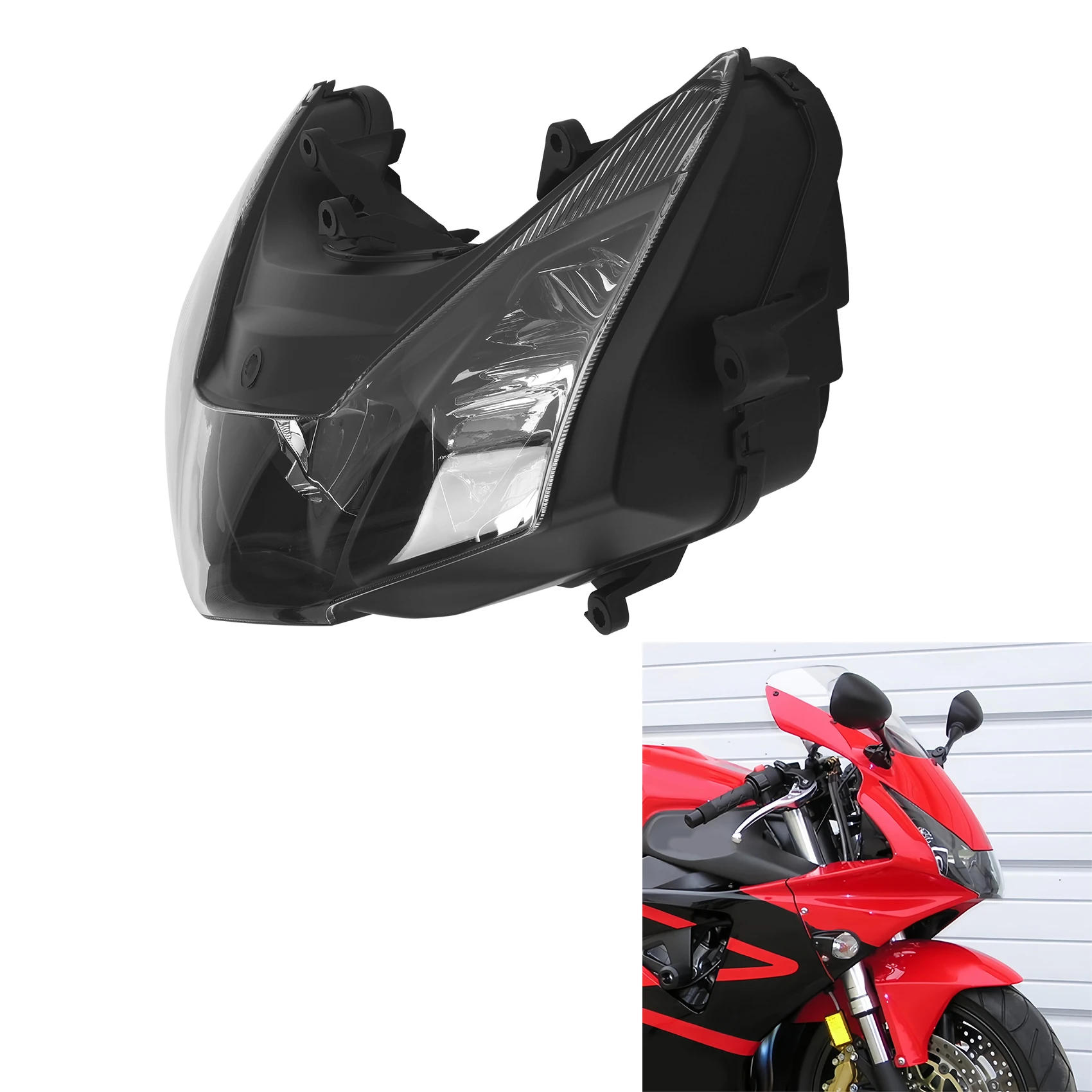 

Front Headlight Assembly Headlamp Fit For Honda CBR954RR CBR 954RR 2002-2003