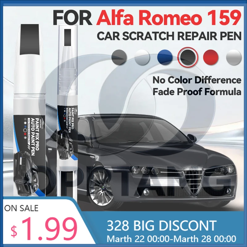 

Ремонтный карандаш для краски Alfa Romeo 159 (1996-2025), средство для удаления царапин, аксессуары для авто, черный, для самостоятельного использования