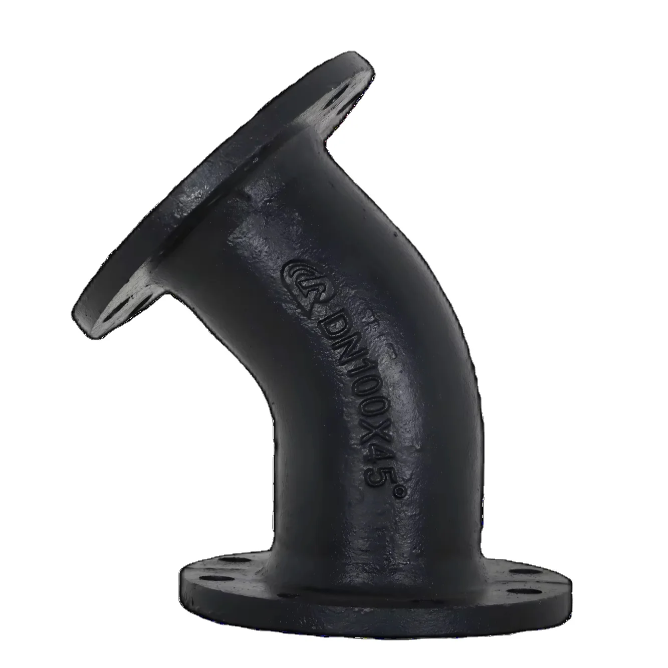 venta-de-fabrica-iso2531-hierro-ductil-codo-de-45-grados-curva-doble-brida-accesorio-de-tuberia-ductil-para-suministro-de-agua
