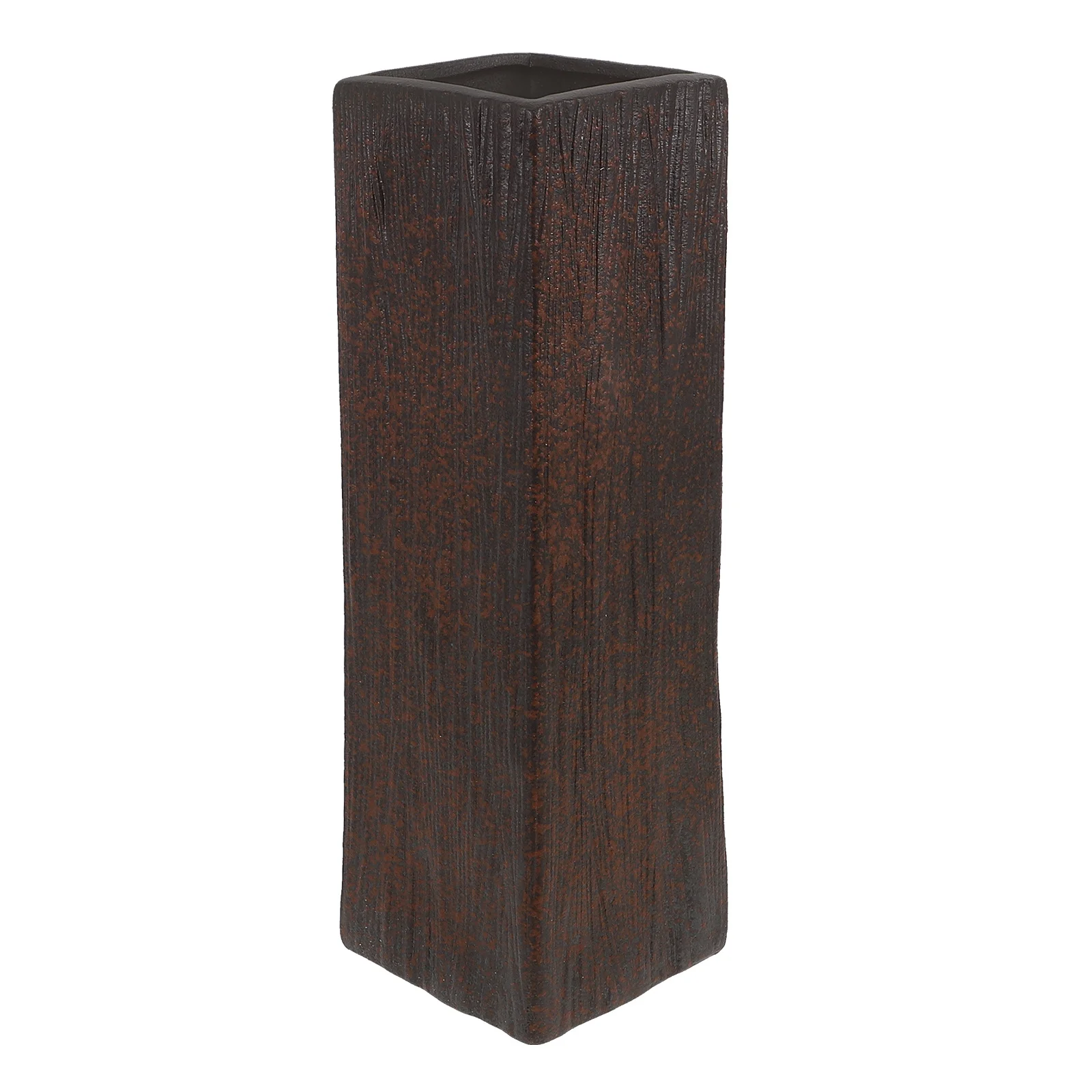 

Vintage Ceramic Vase Rustic Distressed Farmhouse Flower Pot Wide Mouth Dried Flower Holder Living Room Office Table Decoration