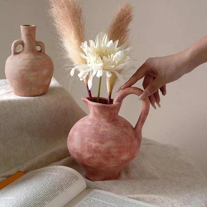 Pottery pot living room hydroponic flower arrangement dining table ornament