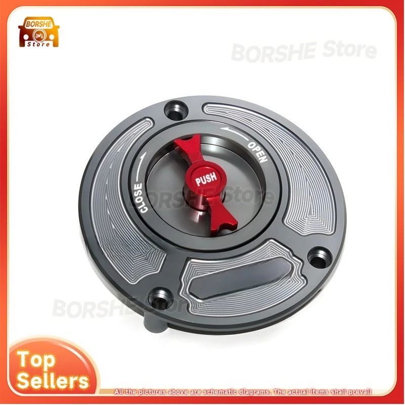 2026 مناسبة لدراجة نارية ياماها XMAX 300 XMAX 400 غطاء خزان الوقود سريع التحرير مع تصميم قابل للتغيير