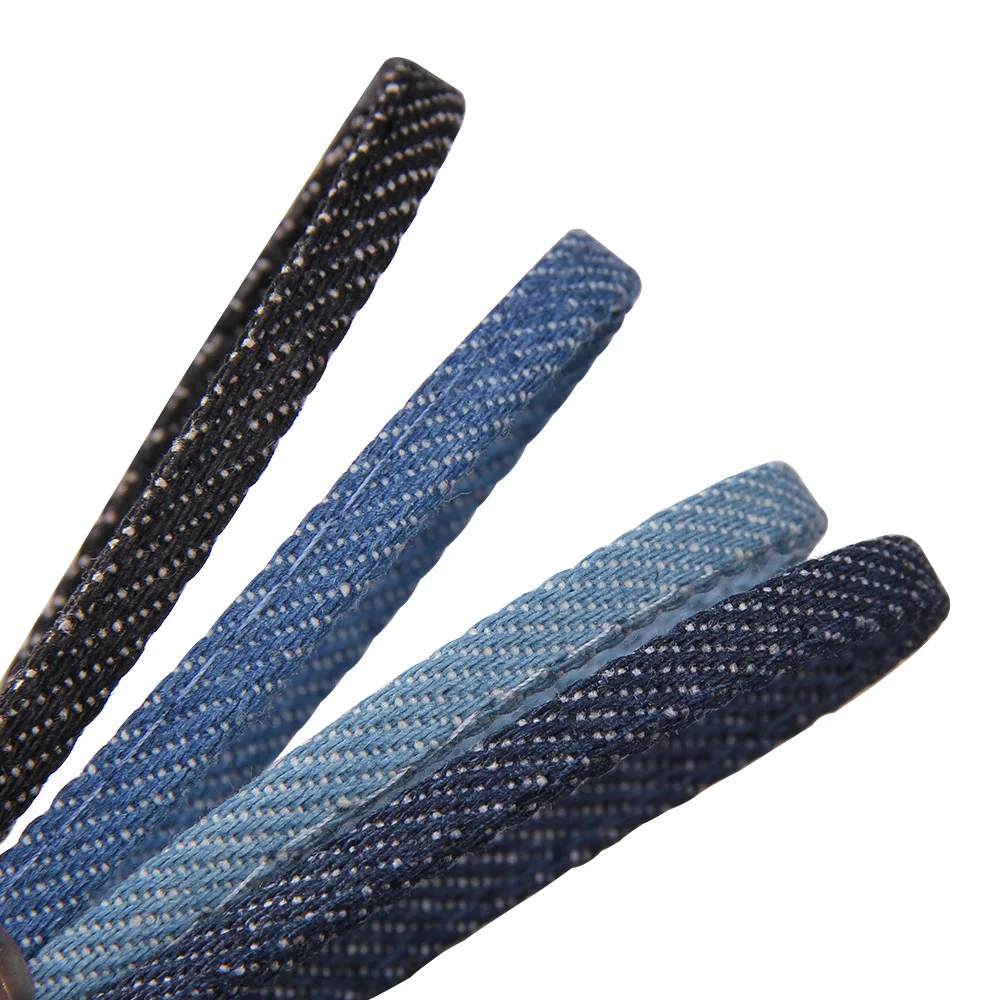 5 Meter Denim-Stoffseil 5mm Flachkordel Bastelzubehör Dekorationsband DIY Haarschmuck Schleife Armband Schmuckherstellung Kordelzubehör – Detail 3