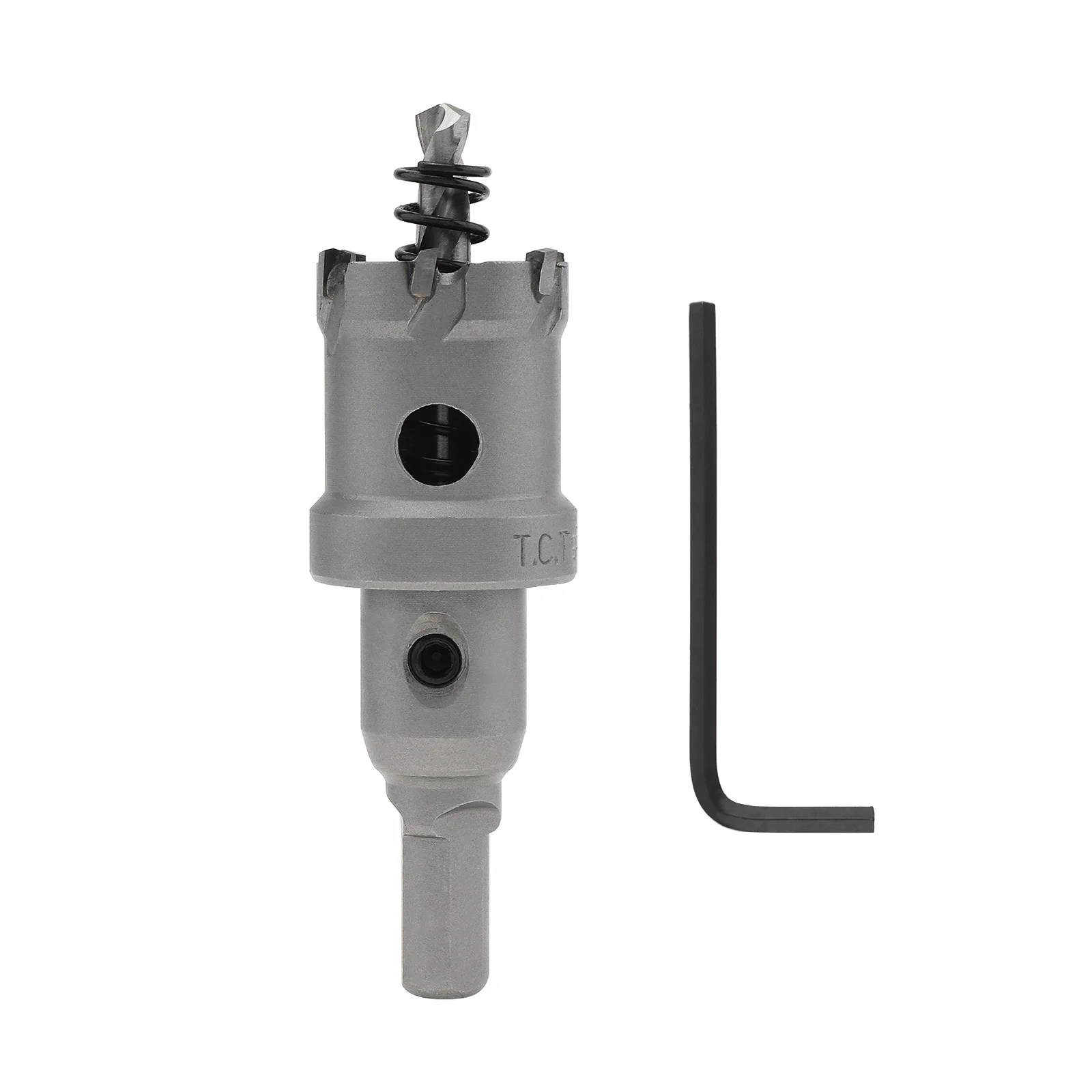 Imagem -02 - Hole Saw Broca Carboneto de Tungstênio Tct Heavy Duty Abridor de Furos Cortador de Aço Inoxidável Liga de Alumínio Metal e Plástico 28 mm