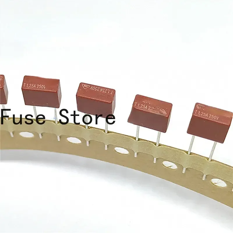 10PCS Imported 39211250000 TE5 Square Fuse Tube 392 T1.25A 250V Delay