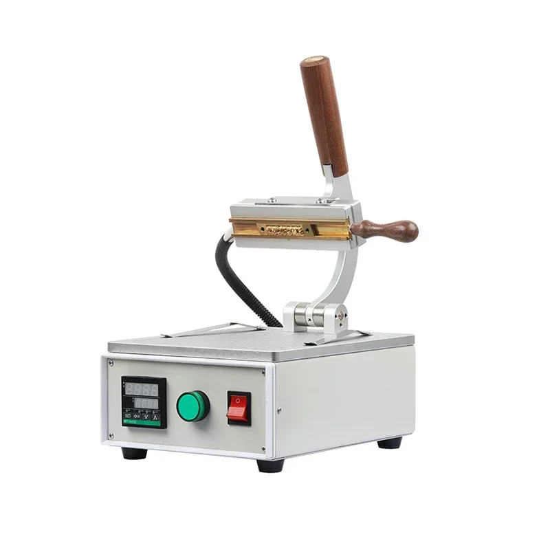 220V NEW WT-90ZM Small Manual Desktop Bronzing Machine Press Manual Leather Goods Movable Copper Mold Bronzing Imprinting Hot St