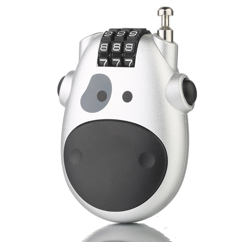 Kłódka linkowa Kłódka linkowa z motywem krowy Kłódka rowerowa Kłódka do kasku Kłódka do bagażu podróżnego Kłódka do sank z wysuwaną linką stalową Kłódka do kasku