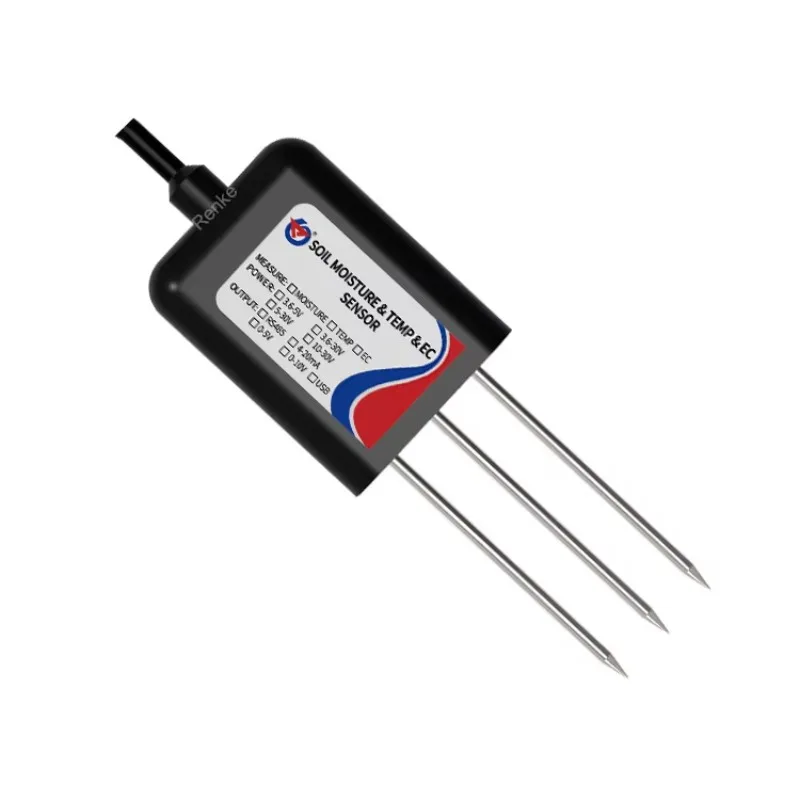 RS485 Soil Temperature Humidity EC Sensors Soil Moisture Conductivity Sensor